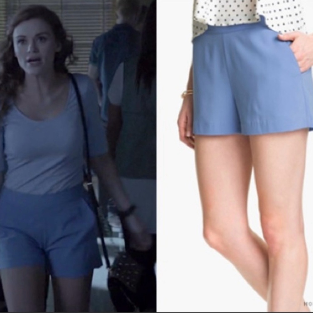 ISO BP Light Blue High Waist Shorts
